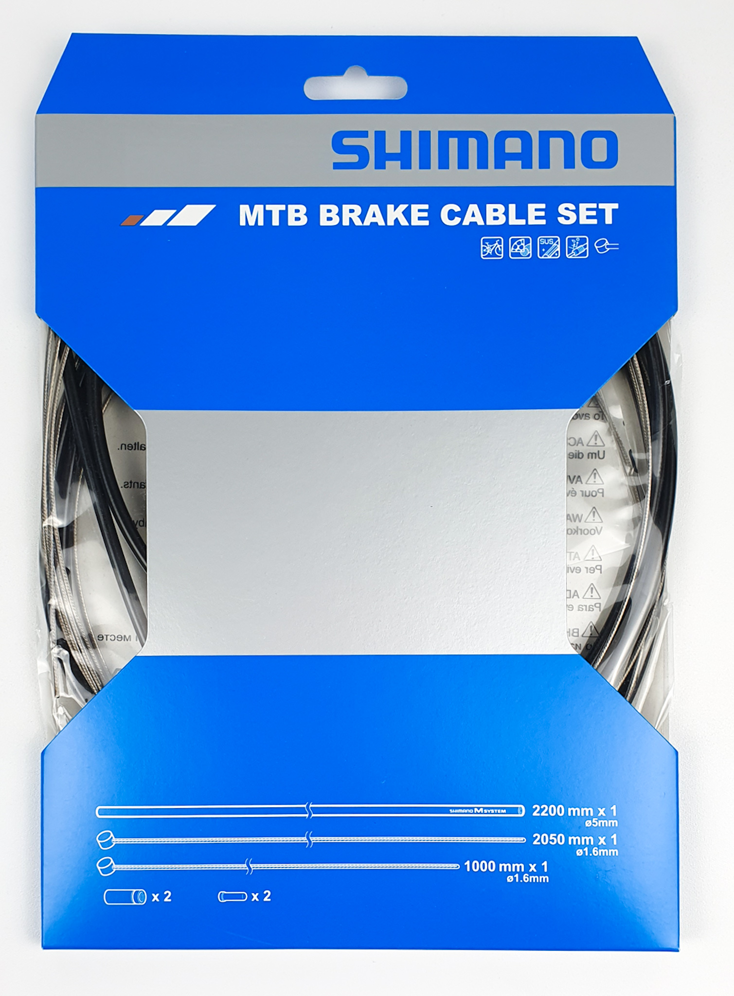 Shimano Niro-Bremszugset schwarz MTB/ Trekking
